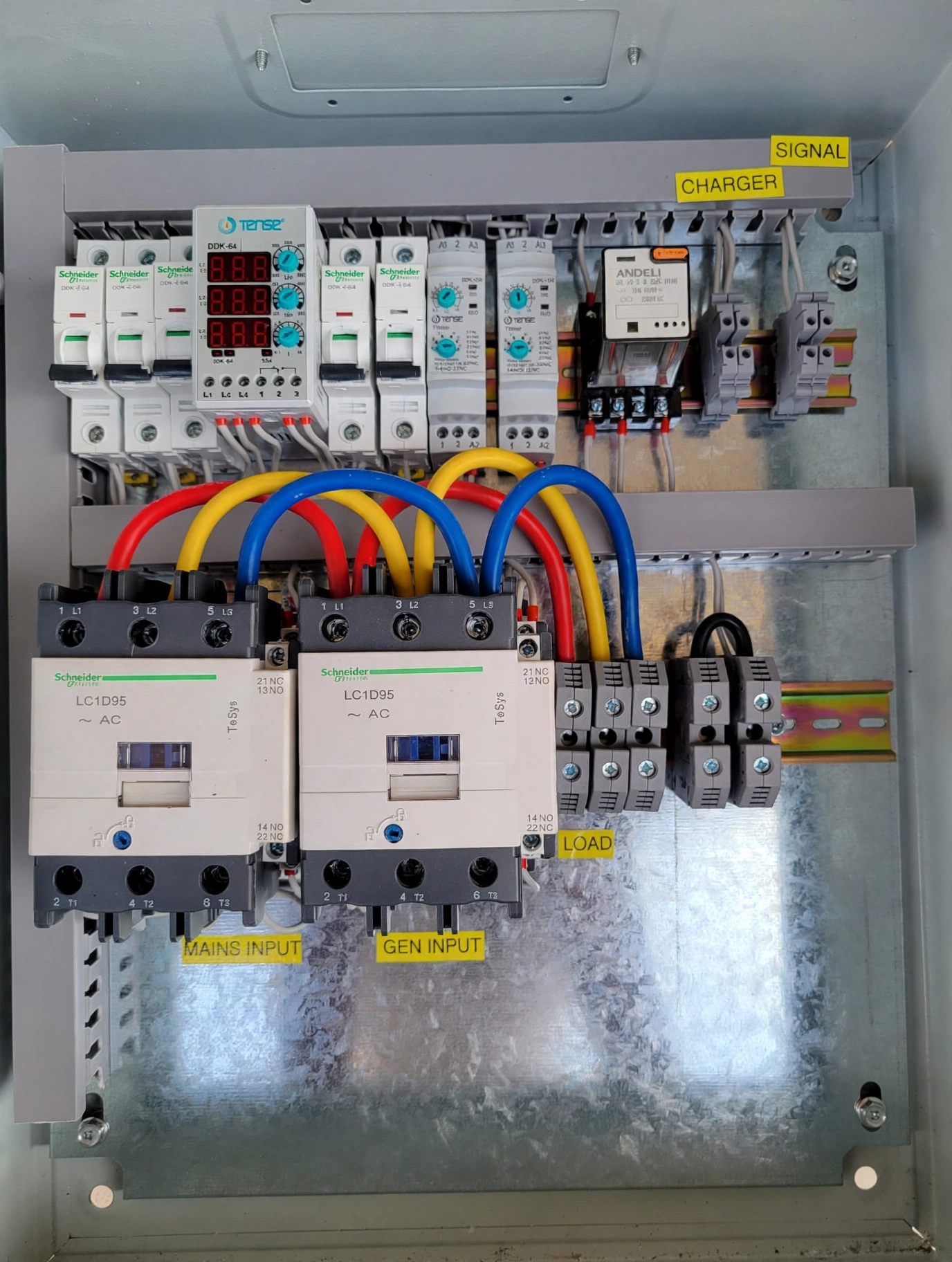 Completed Wiring / Switch Gear Panel