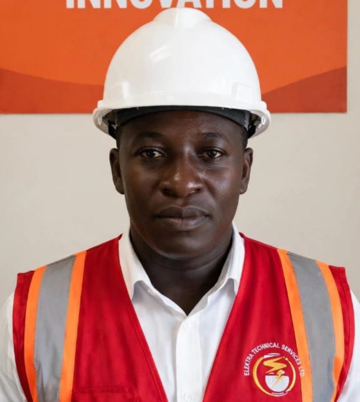Eng. Buyinza Henry at the Elektra Company Gate